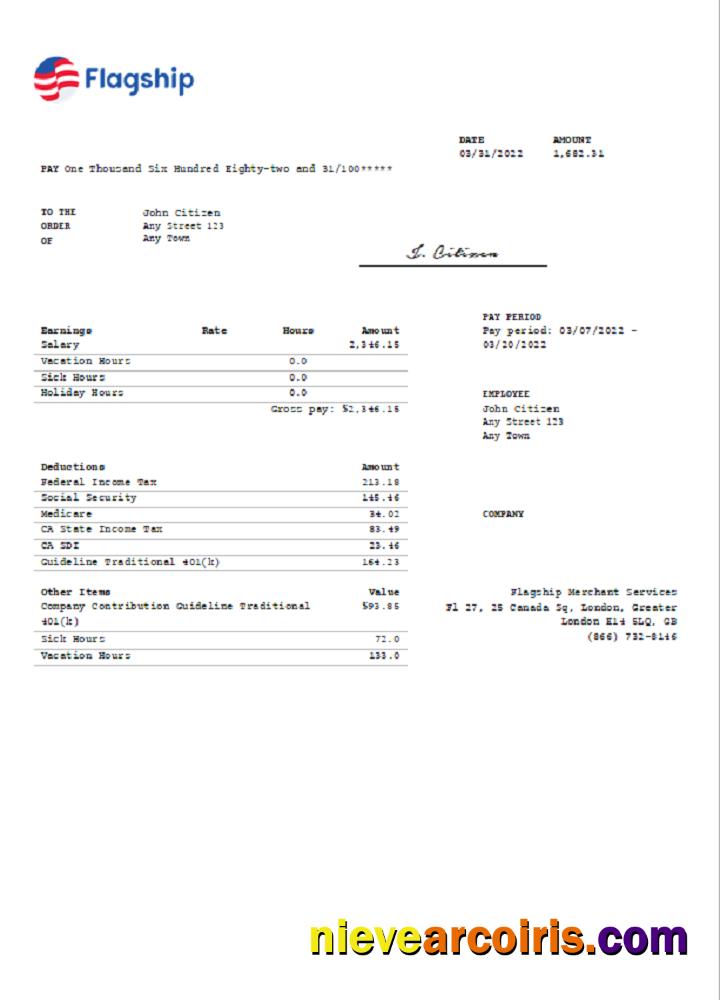United Kingdom Flagship Merchant Services credit card service company